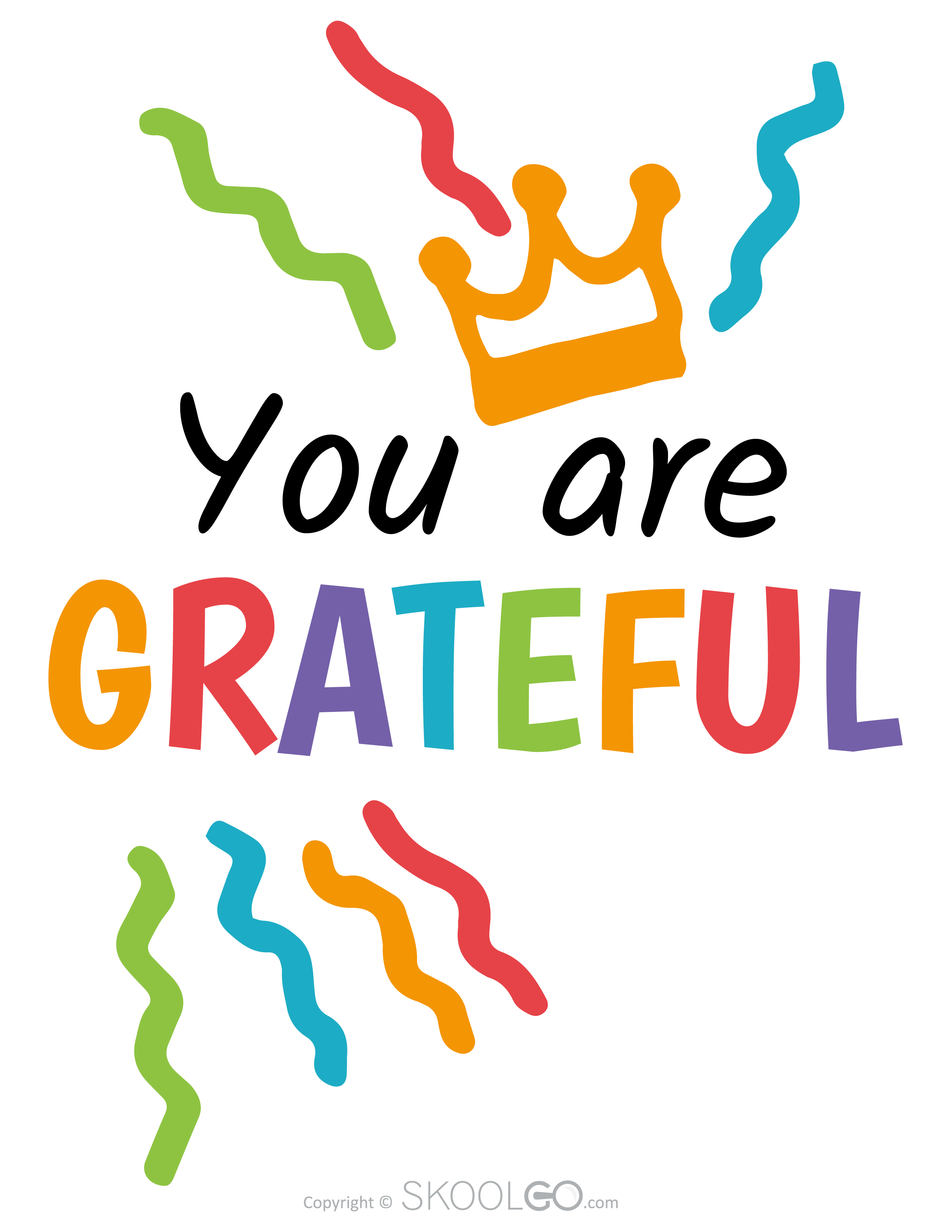 You Are Grateful - Free Poster