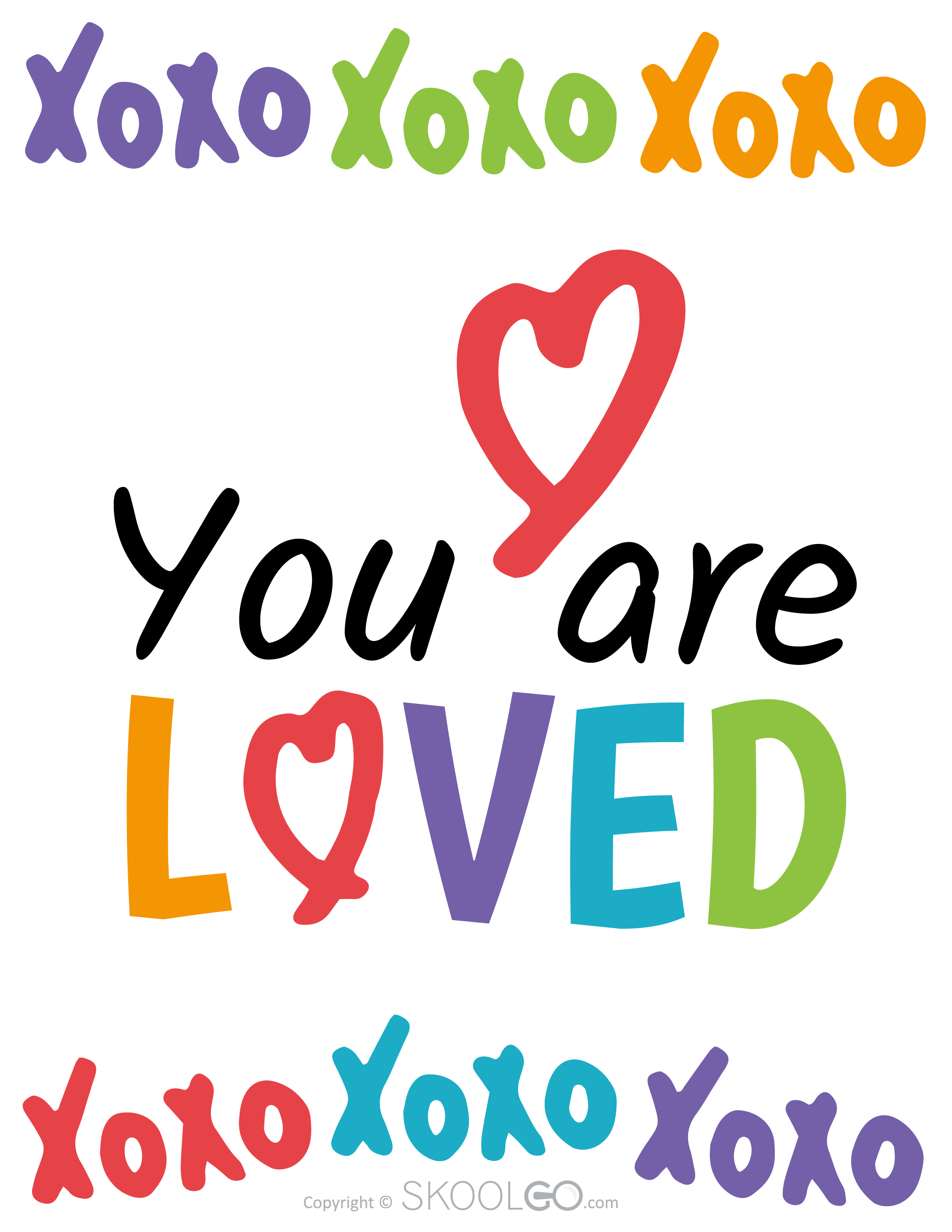 You Are Loved - Free Poster