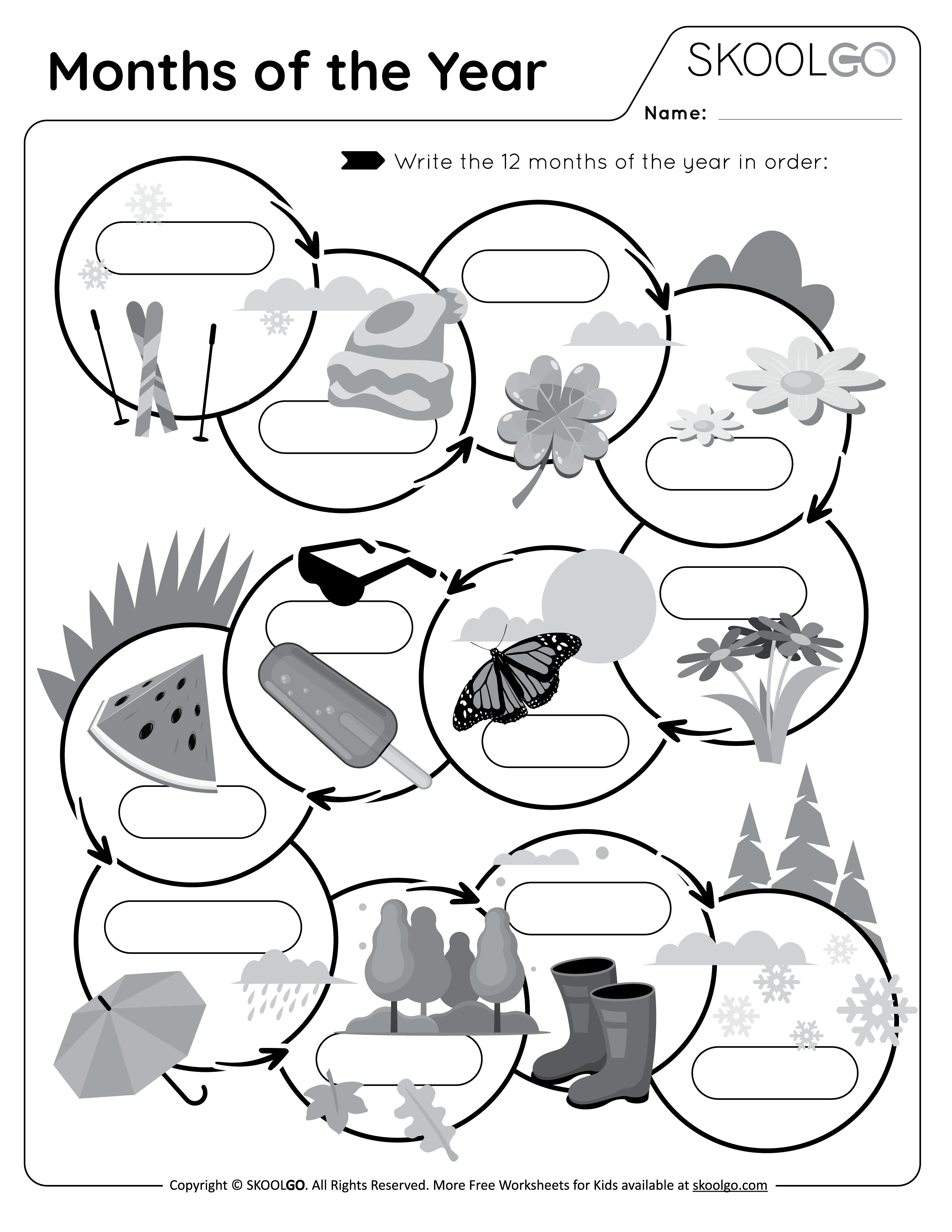 Months Of The Year Free Worksheet SKOOLGO months-of-the-year-free-worksheet-skoolgo